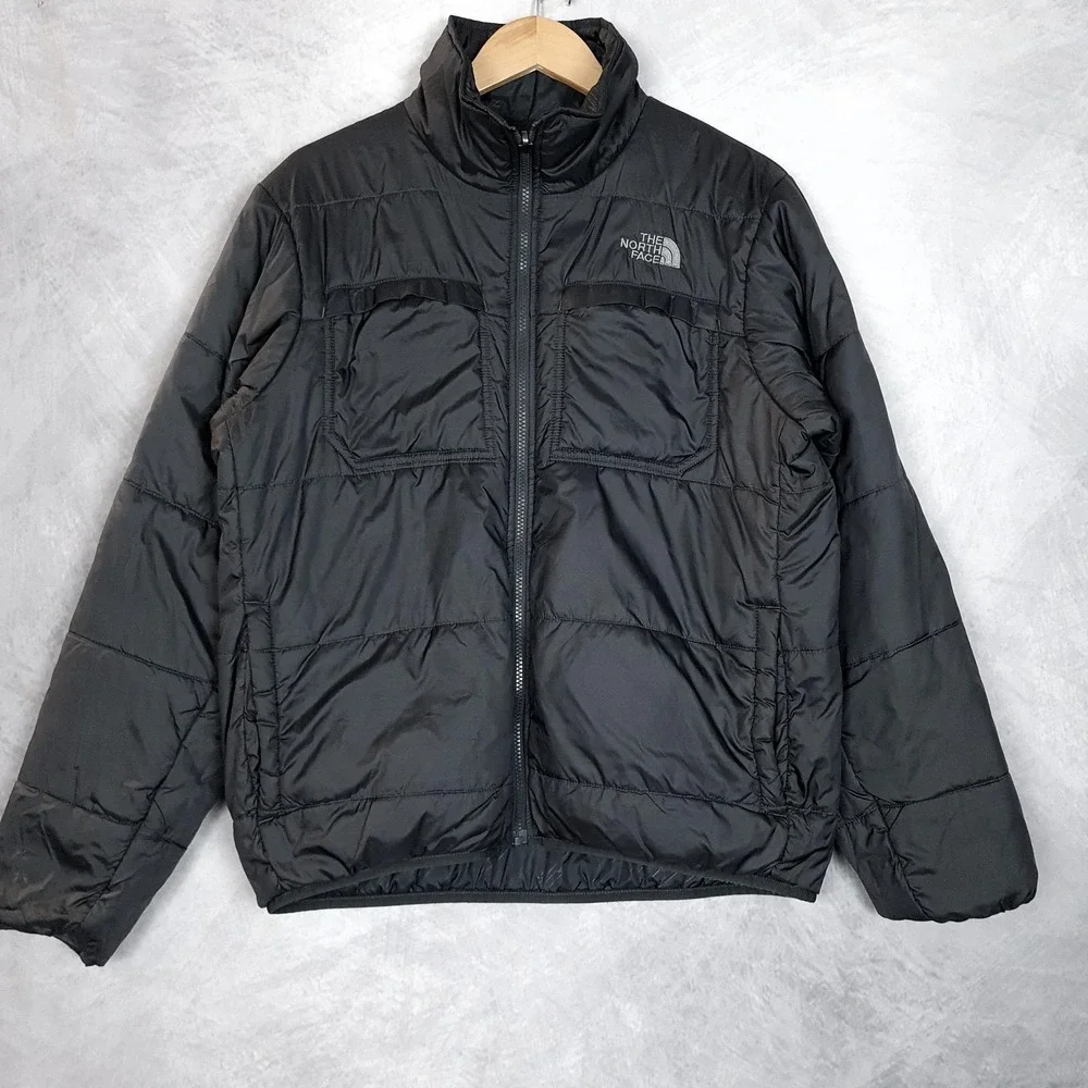 The North Face Hyvent Jacket LINER ONLY Mens Medium Black Reversible Insulated